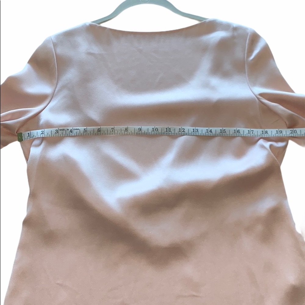 Jason Wu Blush crepe back satin long sleeve SZ M - Picture 8 of 11